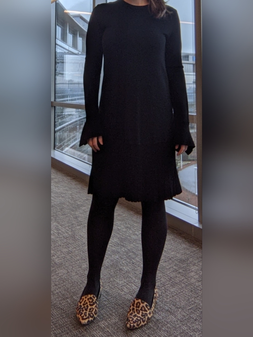 Chic Black Proenza Schouler Knit Dress